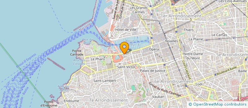 localisation de l'entreprise MONSIEUR ALBERT LAMARCHE  MARSEILLE