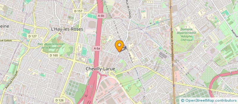 localisation de l'entreprise MONSIEUR ALBERT LAMBERT  L'HAY-LES-ROSES