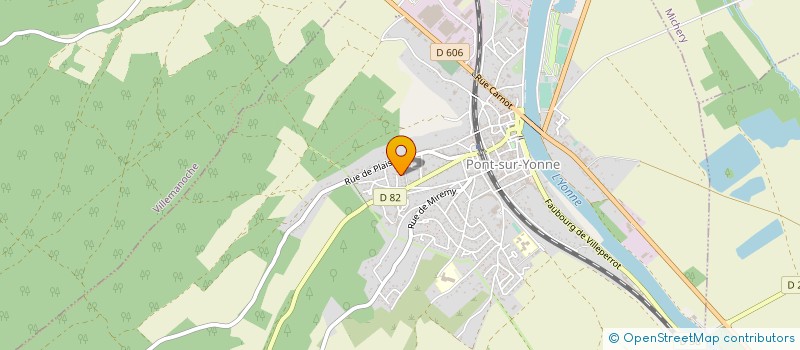 localisation de l'entreprise MONSIEUR ALBERT LAMIOT à PONT-SUR-YONNE