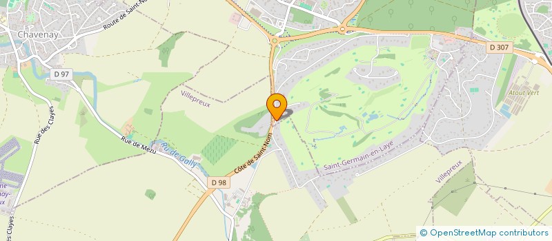 localisation de l'entreprise MONSIEUR ALBERT LE BATTEUX  SAINT-NOM-LA-BRETECHE