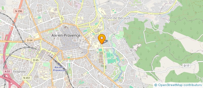 localisation de l'entreprise MONSIEUR ALBERT LE COURBE à AIX EN PROVENCE