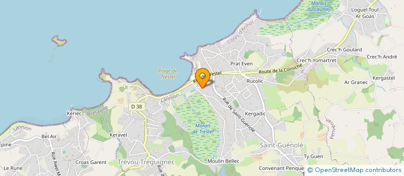 localisation de l'entreprise MONSIEUR ALBERT LE GUILLOU à TREVOU-TREGUIGNEC