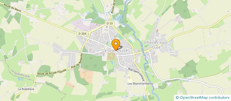 localisation de l'entreprise MONSIEUR ALBERT LEBLANC à LE GRAND-LUCE