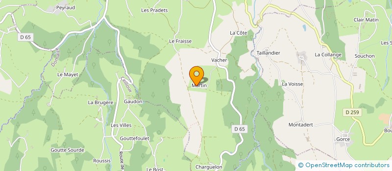 localisation de l'entreprise MONSIEUR ALBERT LEBON  DOMAIZE