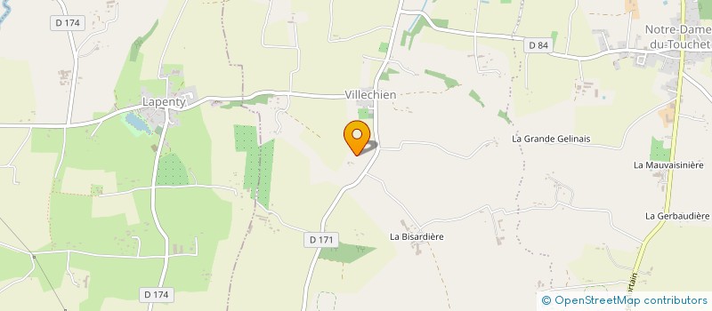 localisation de l'entreprise MONSIEUR ALBERT LECLAIR à MORTAIN-BOCAGE