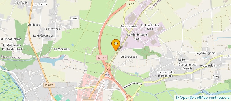 localisation de l'entreprise MONSIEUR ALBERT LECOINTE  BAINS-SUR-OUST