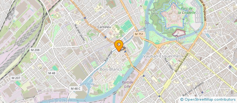 localisation de l'entreprise MONSIEUR ALBERT LEFEBVRE à LILLE