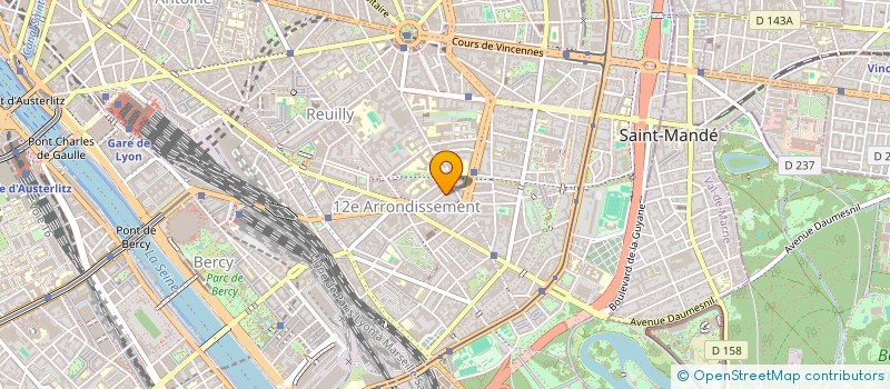 localisation de l'entreprise MONSIEUR ALBERT LERICHE  PARIS