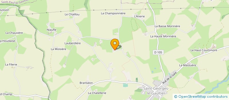 localisation de l'entreprise MONSIEUR ALBERT LEROUX à SAINT-GEORGES-LE-GAULTIER