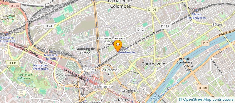 localisation de l'entreprise MONSIEUR ALBERT LICHAN à COURBEVOIE