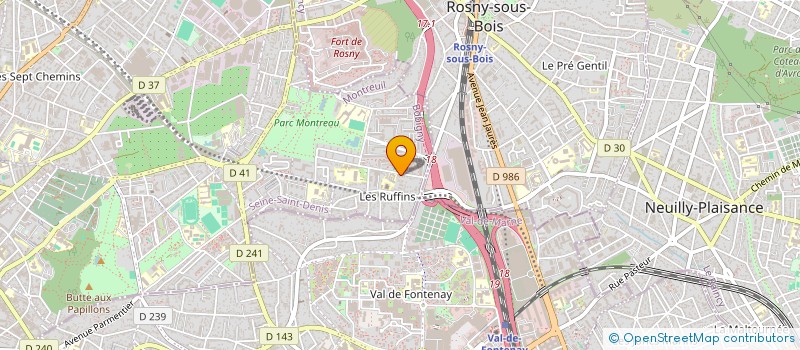 localisation de l'entreprise MONSIEUR ALBERT LICTEVOUT  MONTREUIL