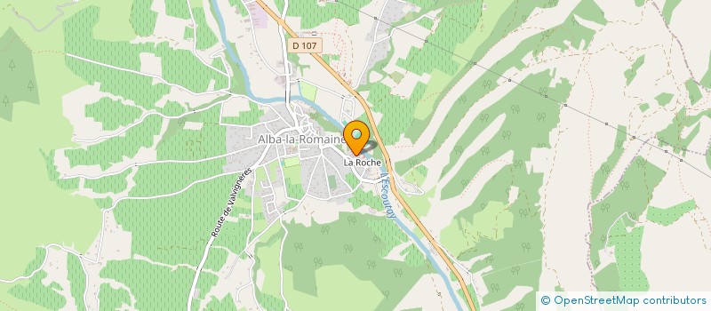 localisation de l'entreprise MONSIEUR ALBERT LINDO  ALBA-LA-ROMAINE