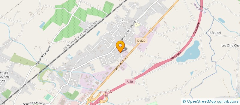 localisation de l'entreprise MONSIEUR ALBERT LOGASSI  MONTAUBAN