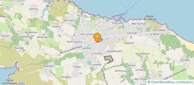 localisation de l'entreprise MONSIEUR ALBERT LONGUIER  GROIX