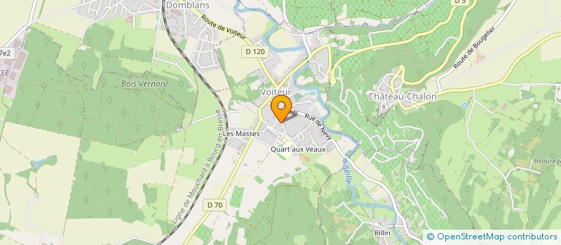 localisation de l'entreprise MONSIEUR ALBERT LONJARRET  VOITEUR