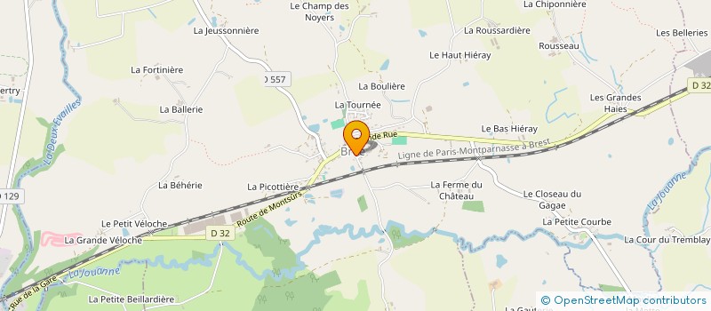 localisation de l'entreprise MONSIEUR ALBERT LORIEUL à MONTSURS