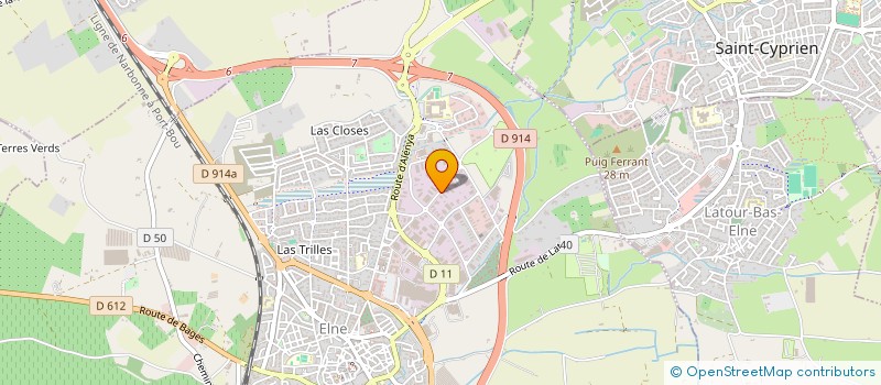 localisation de l'entreprise MONSIEUR ALBERT LOTTARI  ELNE