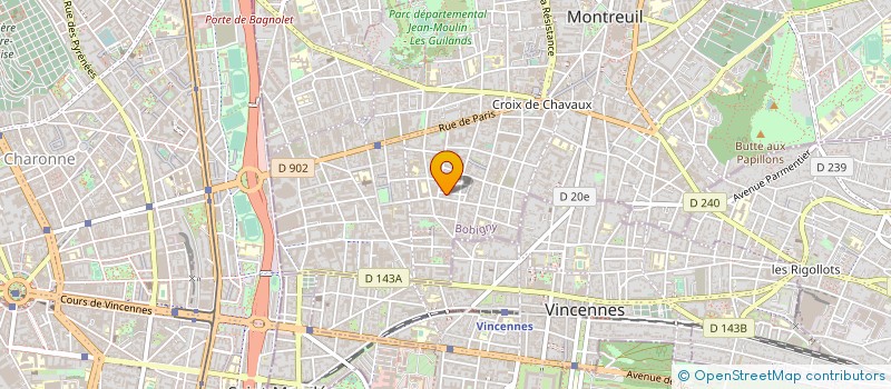 localisation de l'entreprise MONSIEUR ALBERT LOUPPE à MONTREUIL
