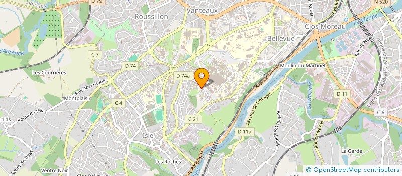localisation de l'entreprise MONSIEUR ALBERT LUBEKA à LIMOGES