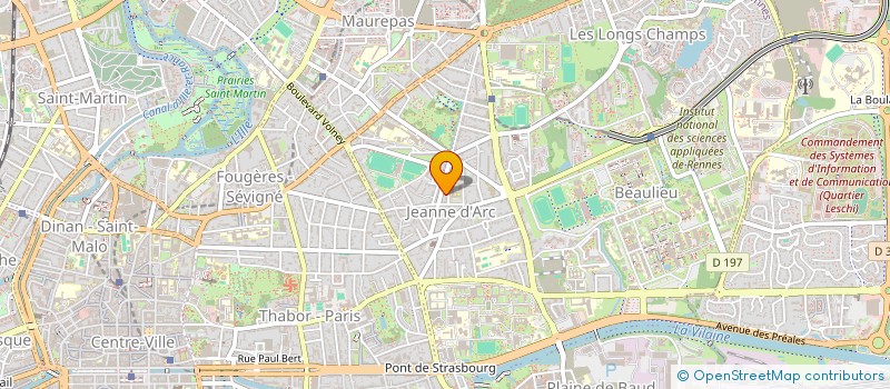 localisation de l'entreprise MONSIEUR ALBERT LUCAS à RENNES