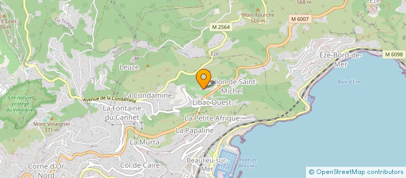 localisation de l'entreprise MONSIEUR ALBERT LUCIANO à VILLEFRANCHE-SUR-MER