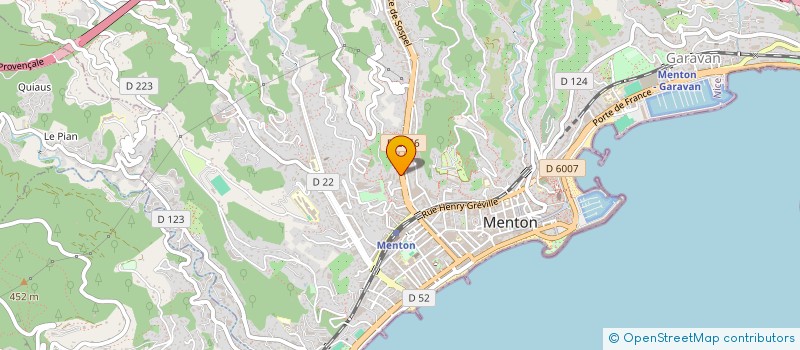 localisation de l'entreprise MONSIEUR ALBERT LUPPINI à MENTON