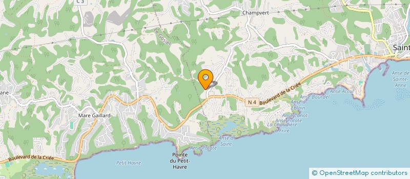 localisation de l'entreprise MONSIEUR ALBERT MAGNE  SAINTE-ANNE