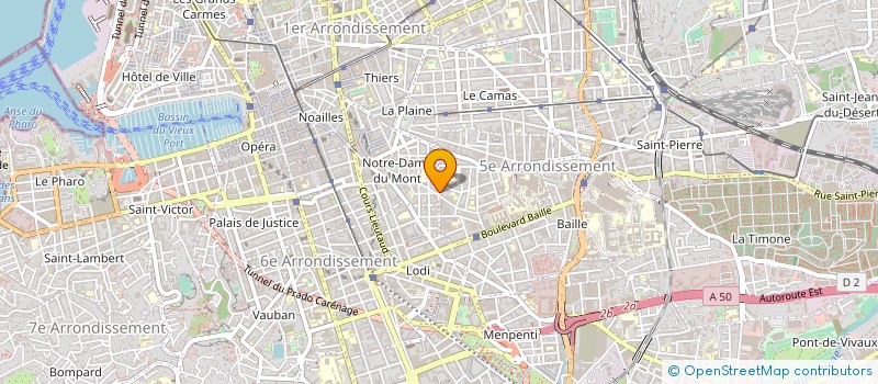 localisation de l'entreprise MONSIEUR ALBERT MALAFRONTE à MARSEILLE