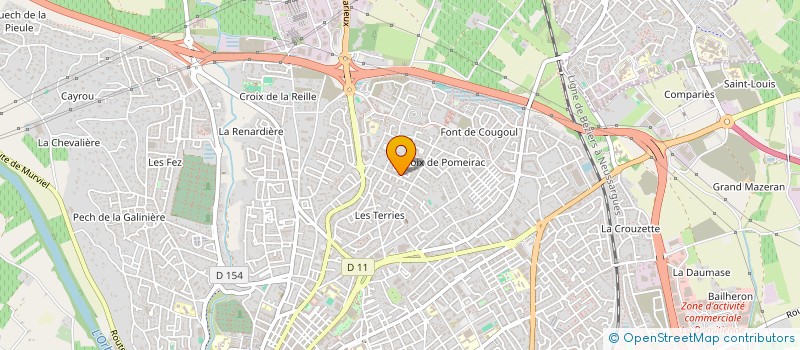localisation de l'entreprise MONSIEUR ALBERT MALKA à BEZIERS