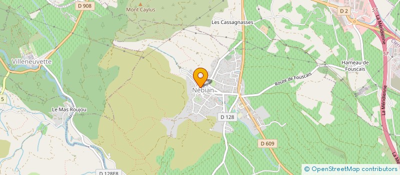 localisation de l'entreprise MONSIEUR ALBERT MALRIC  PERET