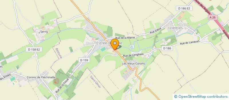 localisation de l'entreprise MONSIEUR ALBERT-MARIE CLIPET  ESTREE-BLANCHE