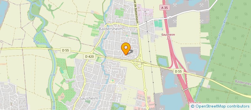 localisation de l'entreprise MONSIEUR ALBERT MARSCHALL  BALDERSHEIM