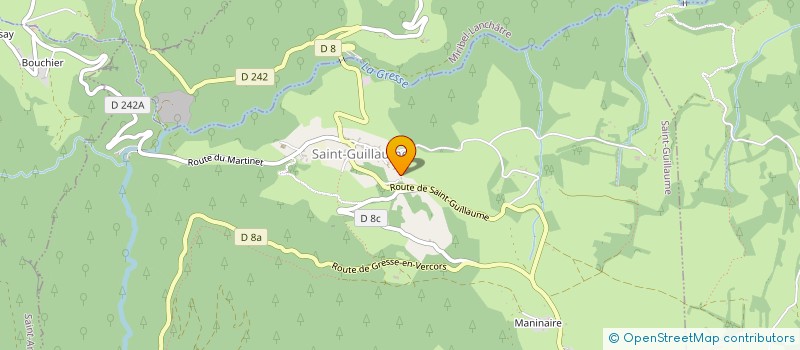 localisation de l'entreprise MONSIEUR ALBERT MARTIN  SAINT-ANDEOL