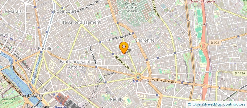 localisation de l'entreprise MONSIEUR ALBERT MARUANI à PARIS