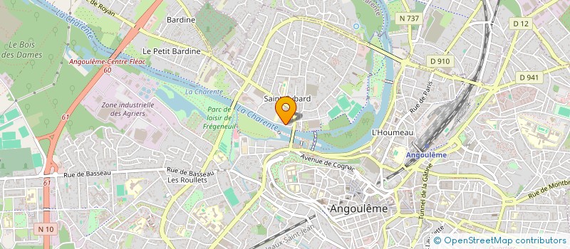 localisation de l'entreprise MONSIEUR ALBERT MARX à ANGOULEME