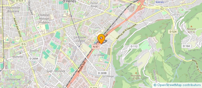 localisation de l'entreprise MONSIEUR ALBERT MASCIAVE  SAINT-MARTIN-D'HERES