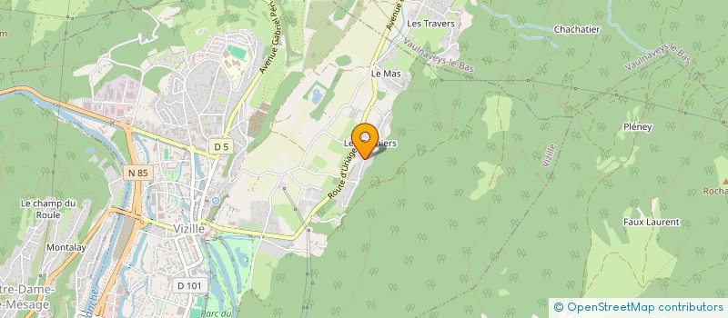 localisation de l'entreprise MONSIEUR ALBERT MATHIEU  SECHILIENNE