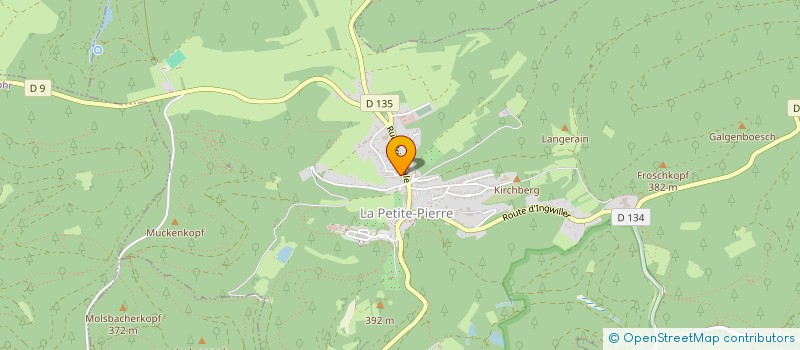 localisation de l'entreprise MONSIEUR ALBERT MATTER  LA PETITE-PIERRE