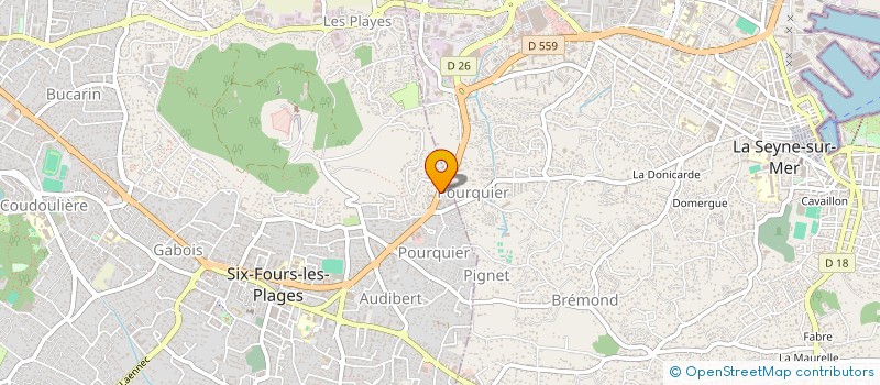 localisation de l'entreprise MONSIEUR ALBERT MAZZONI à SIX-FOURS-LES-PLAGES
