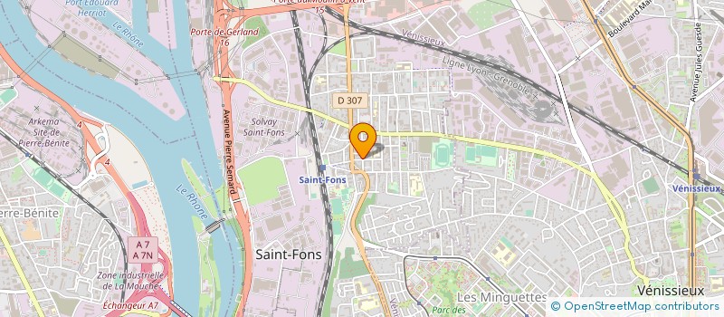 localisation de l'entreprise MONSIEUR ALBERT MBOULI à SAINT-FONS