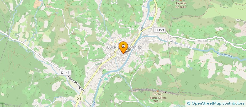 localisation de l'entreprise MONSIEUR ALBERT MEFFRE à BUIS-LES-BARONNIES