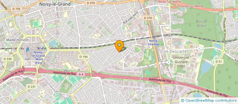 localisation de l'entreprise MONSIEUR ALBERT MENDOZA à NOISY-LE-GRAND