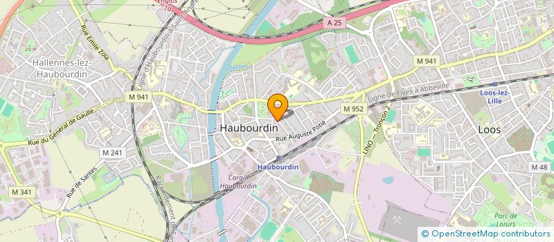 localisation de l'entreprise MONSIEUR ALBERT MEPLAUX  HAUBOURDIN