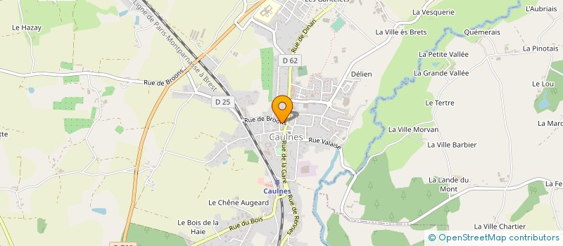 localisation de l'entreprise MONSIEUR ALBERT MESNAGE à CAULNES