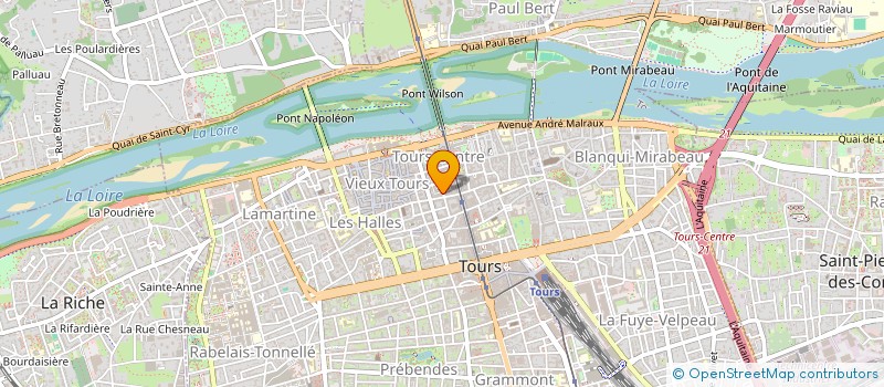 localisation de l'entreprise MONSIEUR ALBERT MEYER  TOURS