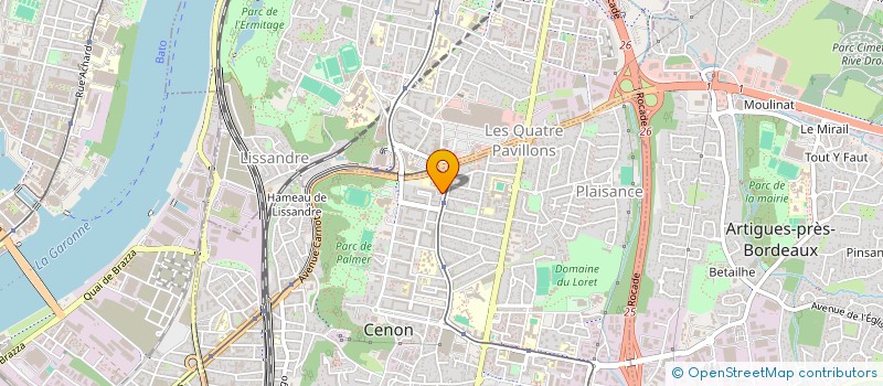 localisation de l'entreprise MONSIEUR ALBERT MGOYAN  LA LANDE-DE-FRONSAC