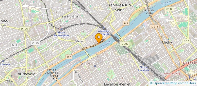 localisation de l'entreprise MONSIEUR ALBERT MICHAEL GUETTA à COURBEVOIE