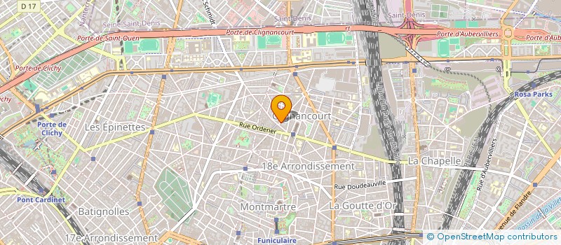 localisation de l'entreprise MONSIEUR ALBERT MICHEL à PARIS