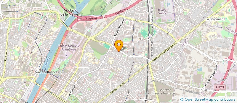 localisation de l'entreprise MONSIEUR ALBERT MILAMOUNO à ANGERS