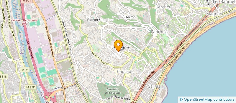localisation de l'entreprise MONSIEUR ALBERT MIMOUNI à NICE